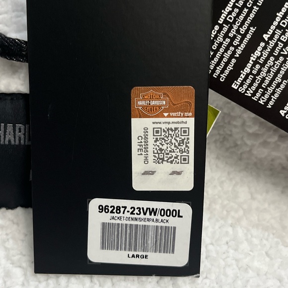 NWT - Harley-Davidson Women’s Transcendent Sherpa Lined Denim Jacket - Size L - Picture 12 of 13